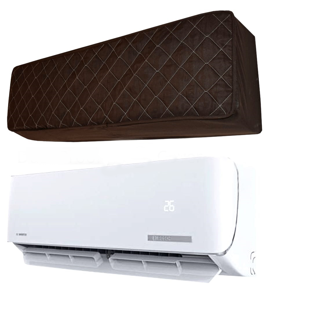 AC Cover - (Inner + Outer Unit Set) - Brown Color