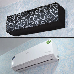 Printed AC Cover - (Inner + Outer Unit Set) - Black