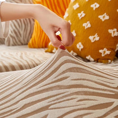 Zebra Velvet Sofa Covers ( Skin )