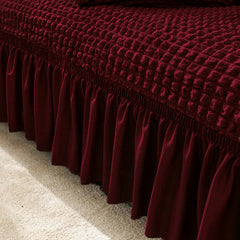 Bubble Sofa Cover - Maroon