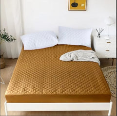 Quilted Cotton Waterproof Mattress Protector - Copper