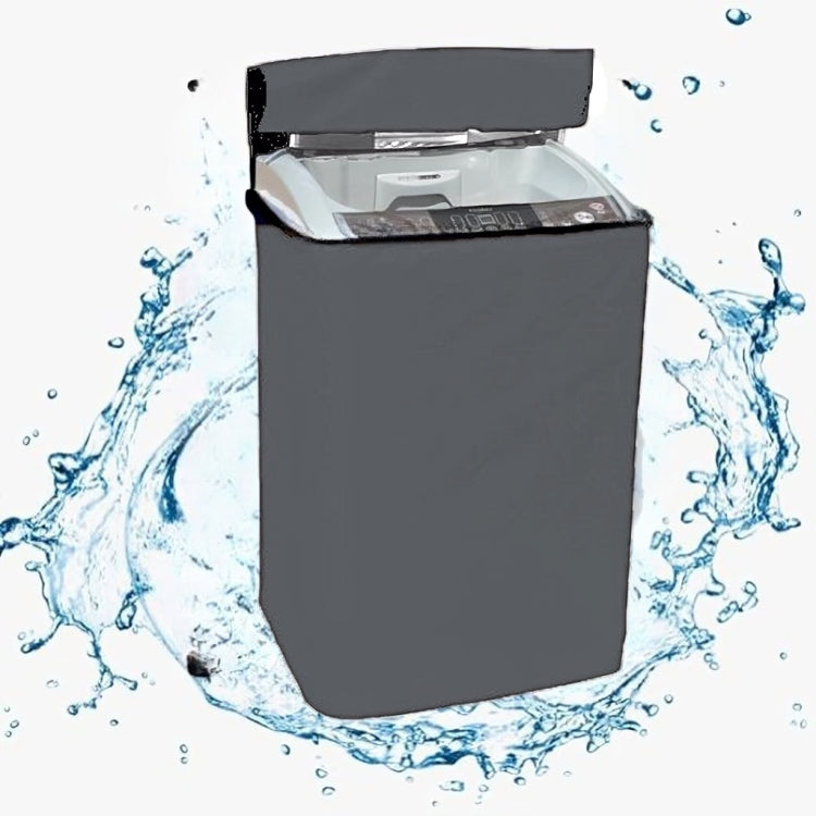 Waterproof Top Loaded Washing Machine Cover - ( Grey Color )