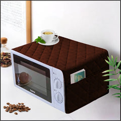 Microwave Oven Cover - Brown