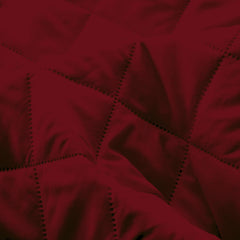 Quilted Cotton Waterproof Mattress Protector - Maroon