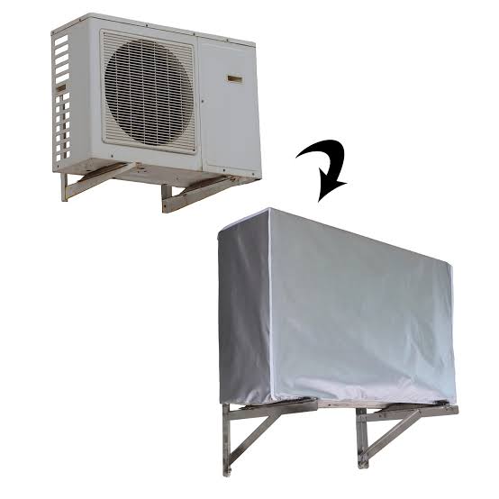 AC Cover - (Inner + Outer Unit Set) - Grey Color
