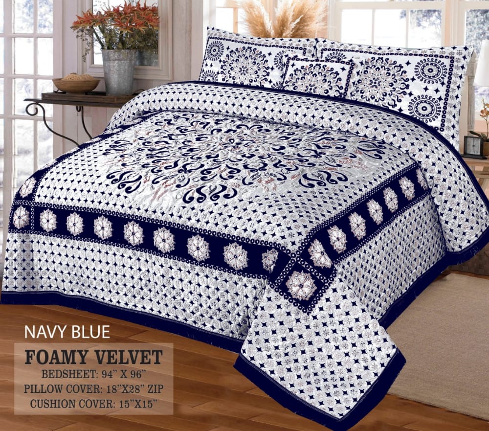 Luxury Foamy Velvet Bedsheet VN-331