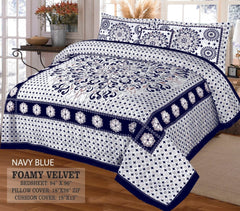 Luxury Foamy Velvet Bedsheet VN-331