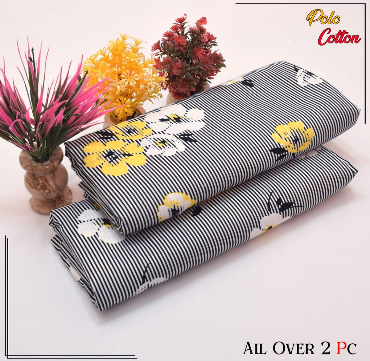 POLO COTTON PRINTED 2PC - CP- 006
