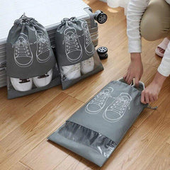 Travel Shoe Bags, Large Shoes Pouch Packing Organizers with Rope for Men and Women