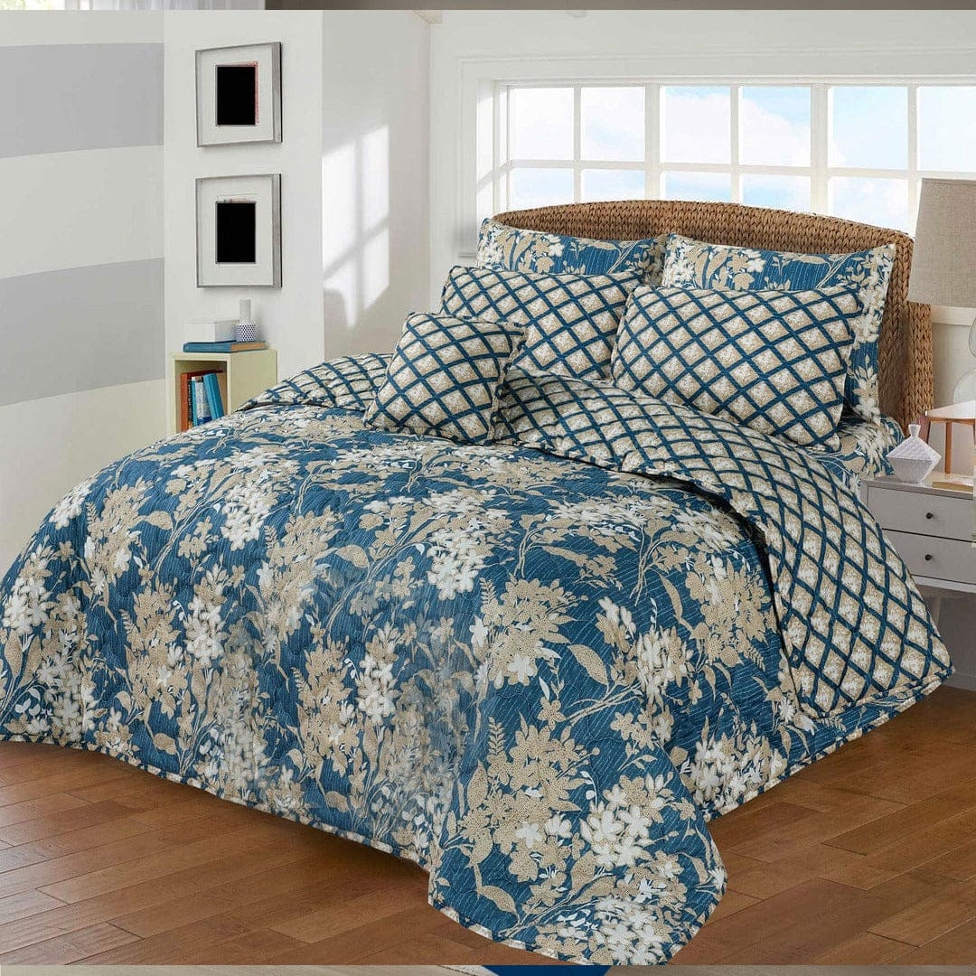 7 Pcs Quilted Comforter Set - Gypsy