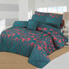 7 Pcs Quilted Comforter Set - Insight