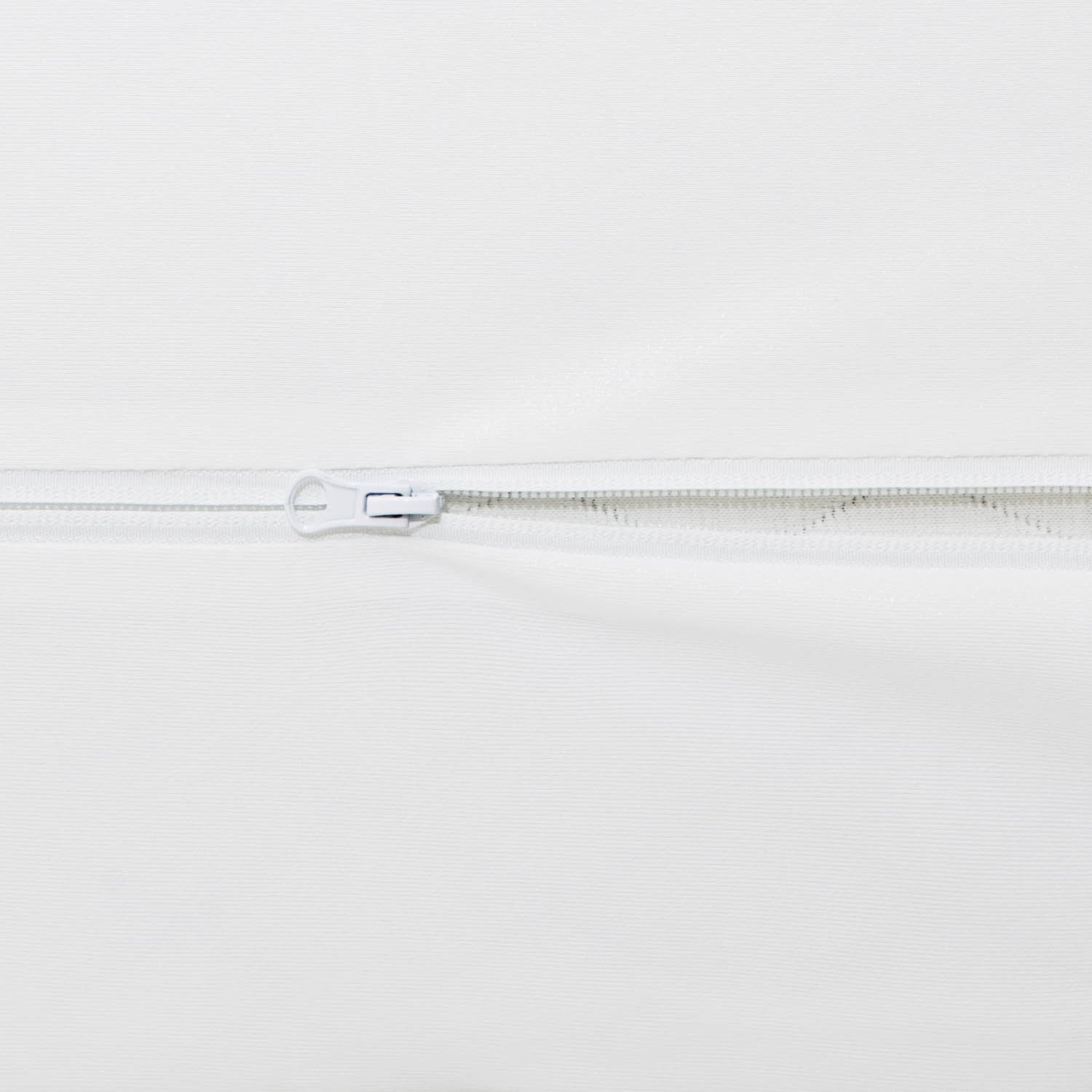 Double Sided Zipper Waterproof Mattress Cover - White
