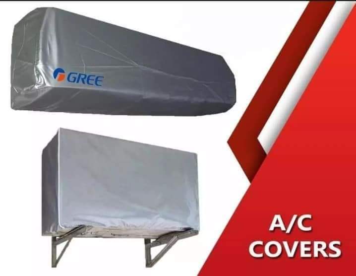 AC Cover - (Inner + Outer Unit Set) - Silver Grey