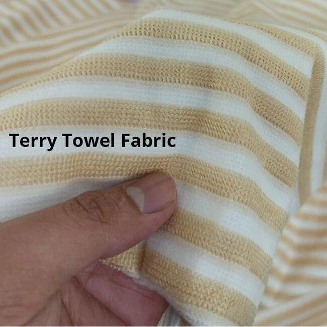 Terry Waterproof Mattress Protector - Yellow Stripe